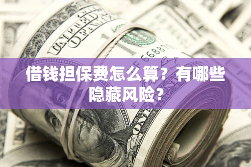 济南借钱担保费怎么算？有哪些隐藏风险？