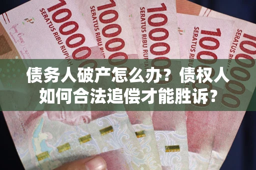 济南债务人破产怎么办？债权人如何合法追偿才能胜诉？