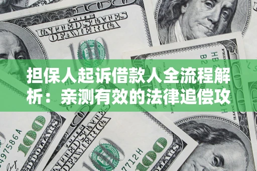 济南担保人起诉借款人全流程解析：亲测有效的法律追偿攻略