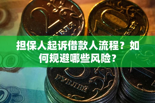济南担保人起诉借款人流程？如何规避哪些风险？