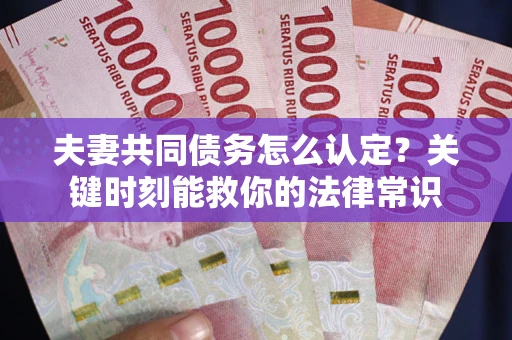 济南夫妻共同债务怎么认定？关键时刻能救你的法律常识